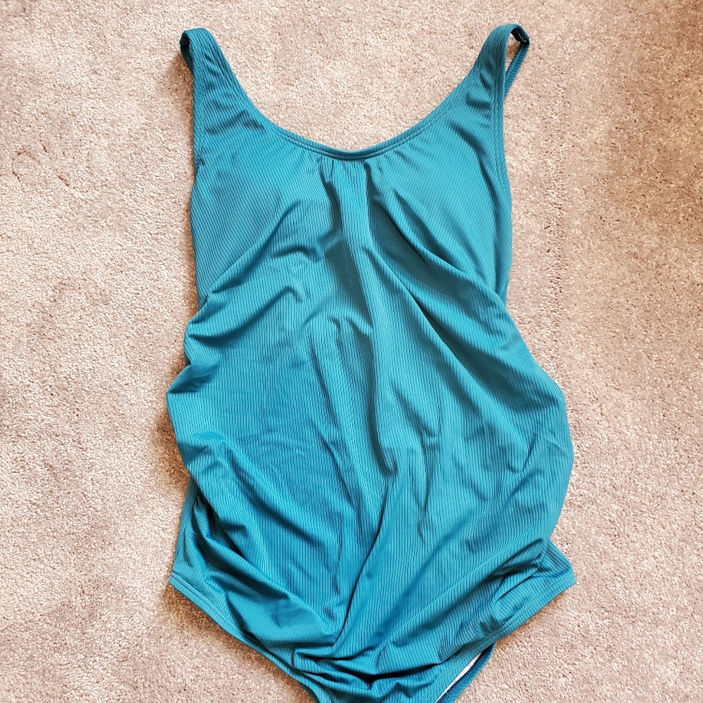 Maternity pinkblush swimsuit NWT
